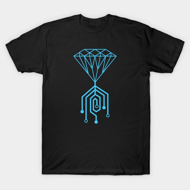 crystalmodule T-Shirt by colorfull_wheel